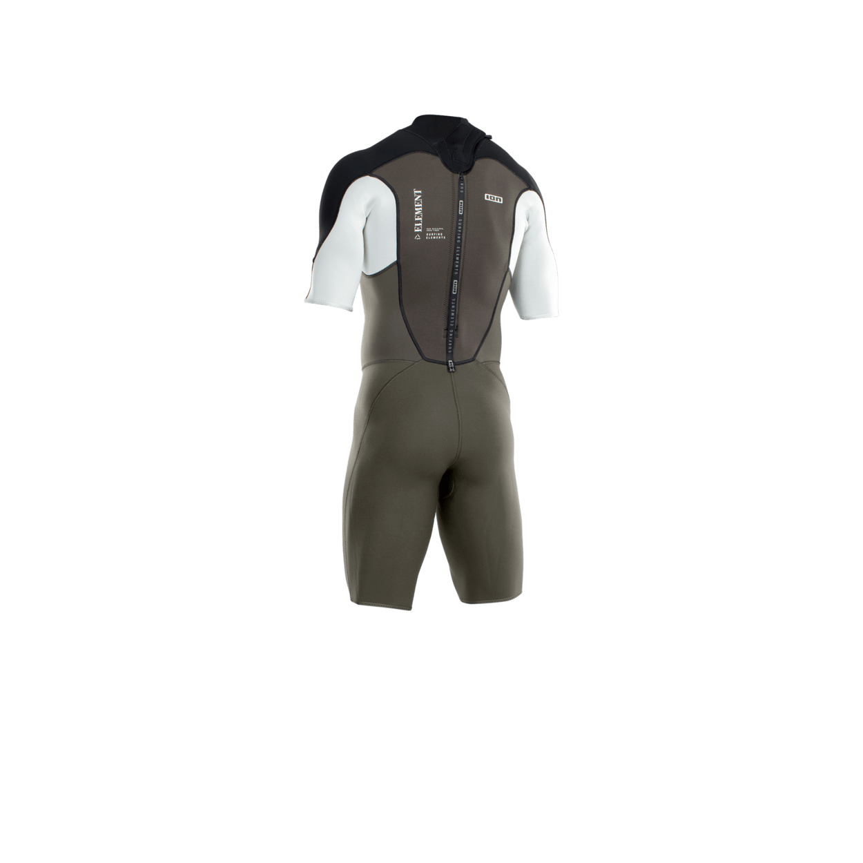 ION Men Wetsuit Element 2/2 Shorty Shortsleeve Back Zip 2022