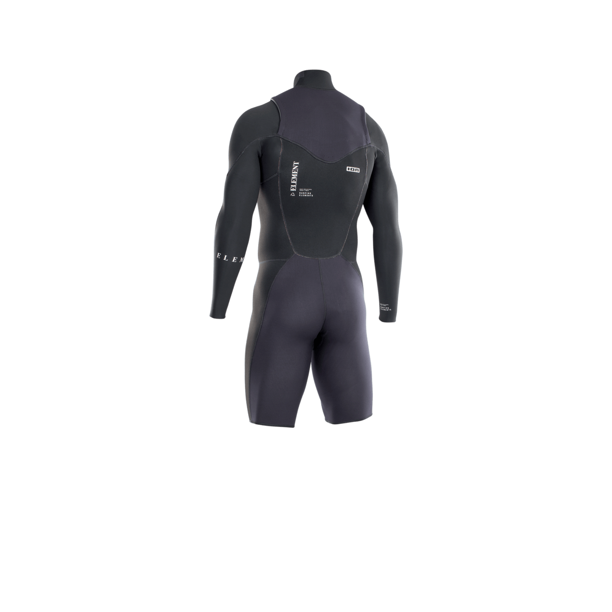 ION Men Wetsuit Element 2/2 Shorty Longsleeve Front Zip 2022