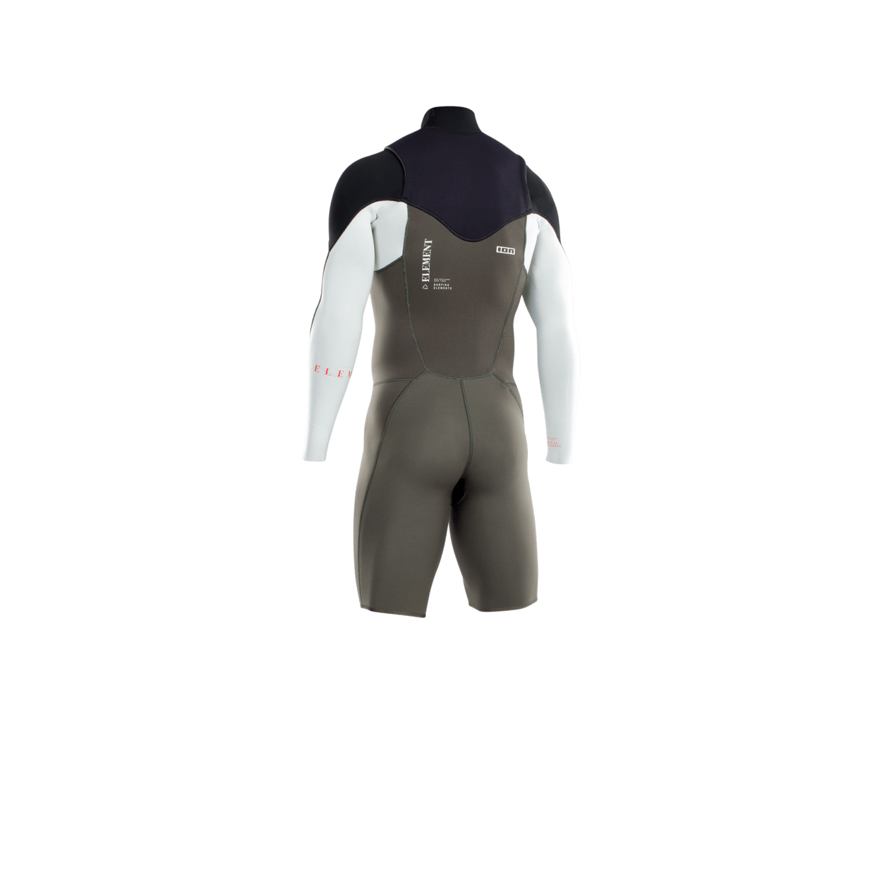 ION Men Wetsuit Element 2/2 Shorty Longsleeve Front Zip 2022