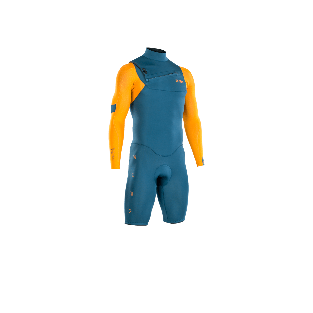 ION Men Wetsuit Seek Core 2/2 Shorty Longsleeve Front Zip 2023