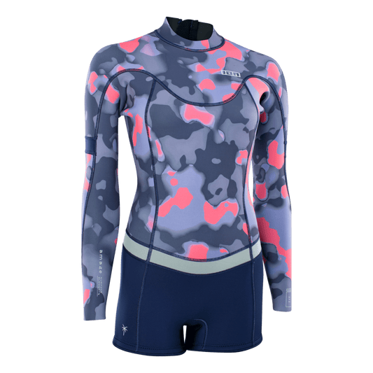 ION Women Wetsuit Amaze Shorty 2.0 Longsleeve Back Zip 2023
