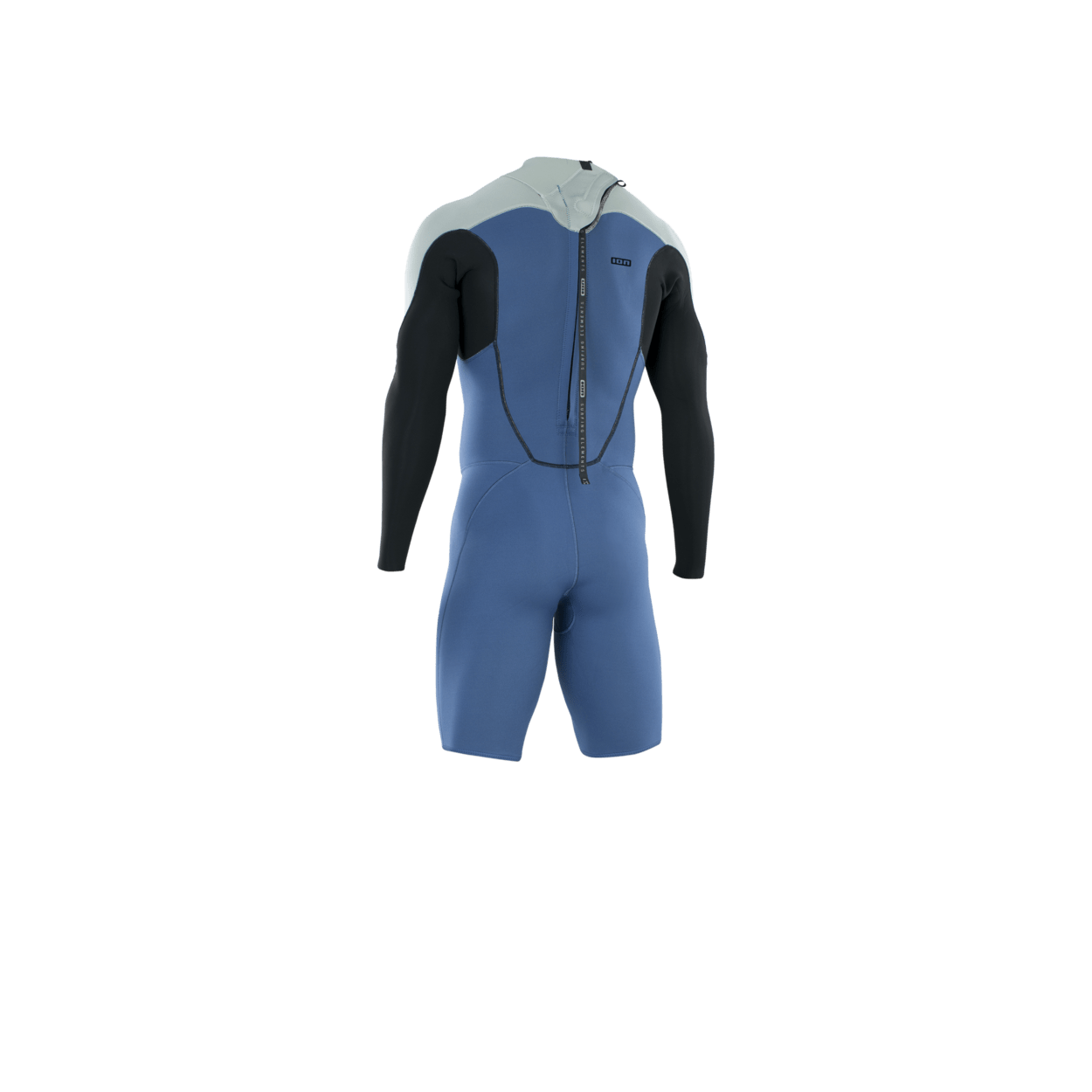 ION Men Wetsuit Element 2/2 Shorty Longsleeve Back Zip 2023