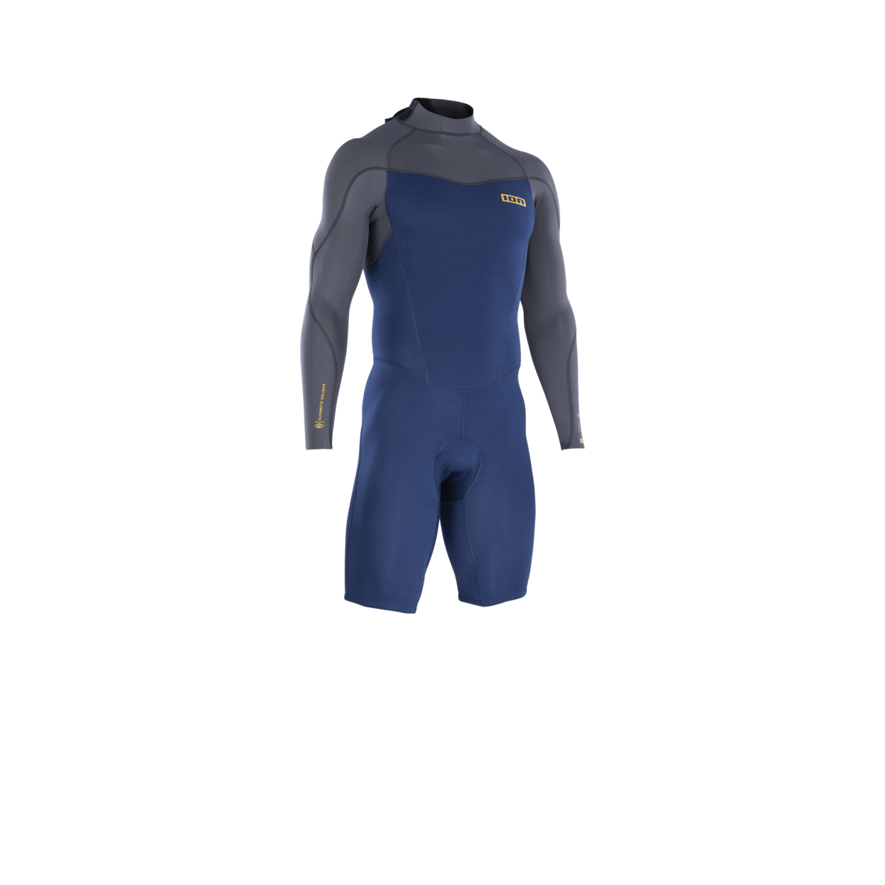 ION Men Wetsuit Element 2/2 Shorty Longsleeve Back Zip 2023