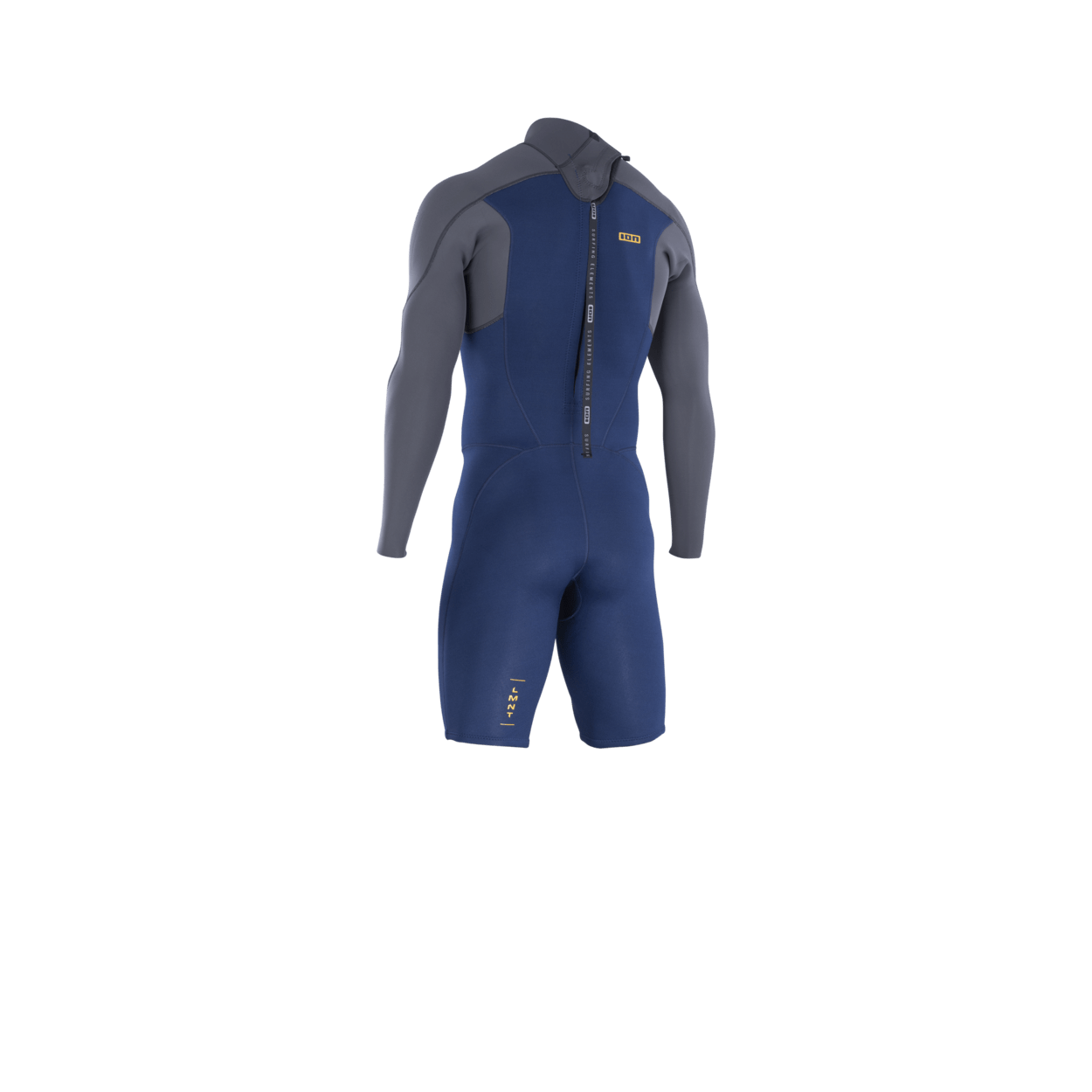 ION Men Wetsuit Element 2/2 Shorty Longsleeve Back Zip 2023