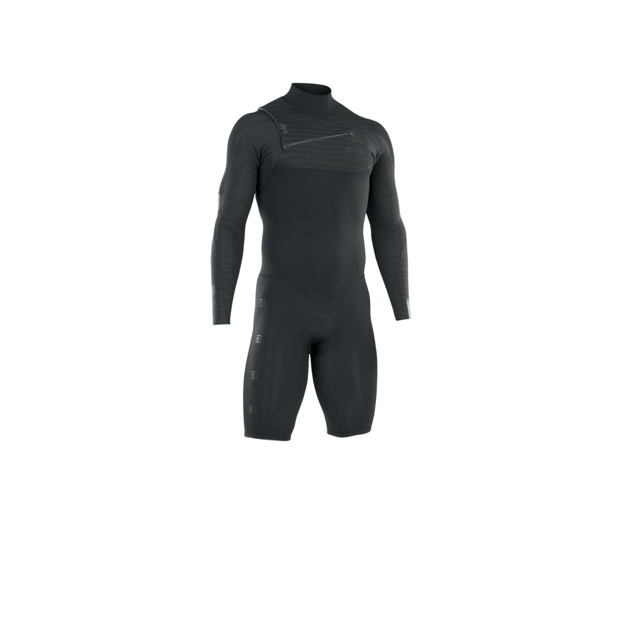ION Men Wetsuit Seek Core 3/2 Shorty Longsleeve Front Zip 2024