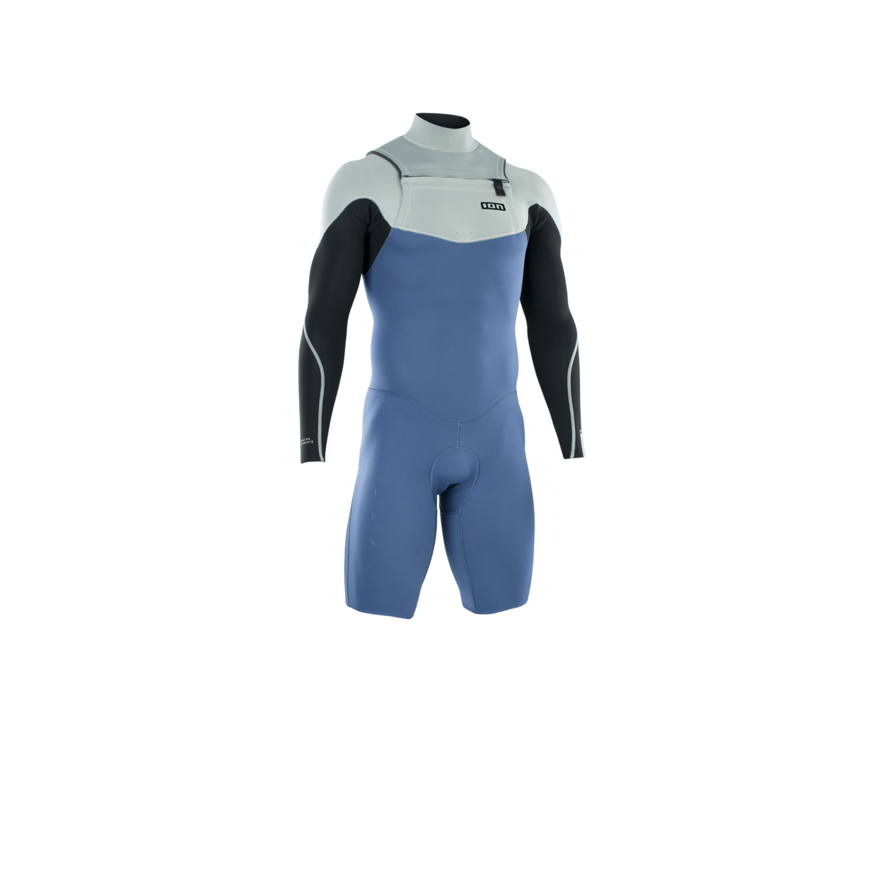 ION Men Wetsuit Element 2/2 Shorty Longsleeve Front Zip 2023