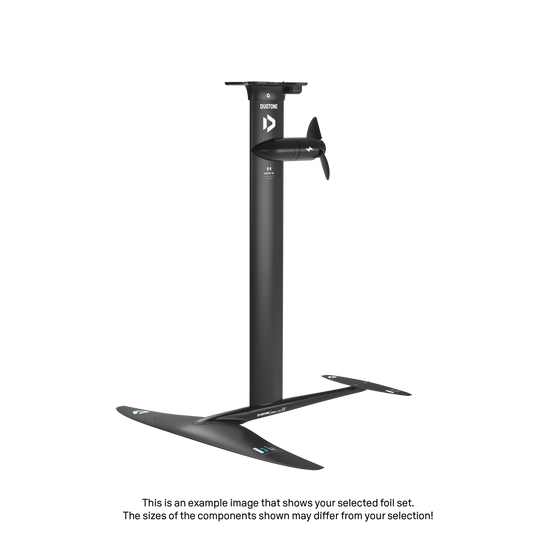 eMast AL Set 84 Fuselage Aero AL 3BS 74 Front Wing Carve 3.0 SLS 800 Back Wing Stabilizer PX 160 Adapter Fuselage - Duotone Onesize